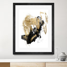 Black & Gold Splash I by Jennifer Goldberger on GIANT ART - metallics abstract