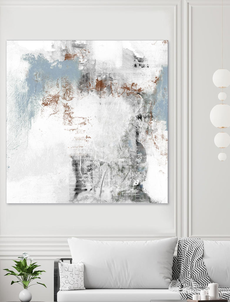 White Wash I by Jennifer Goldberger on GIANT ART - abstract
