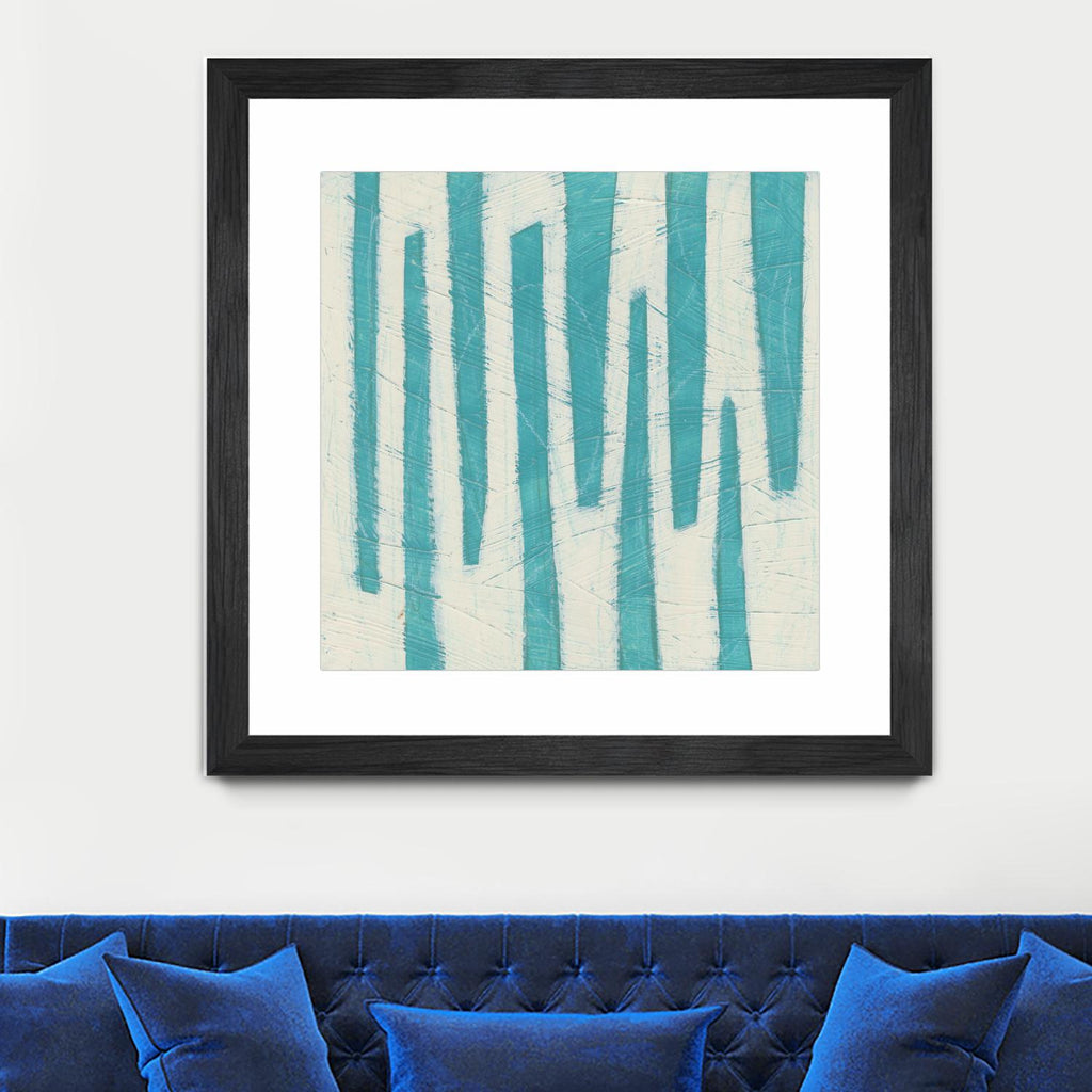 Spectrum Hieroglyph VII by June Erica Vess on GIANT ART - blue abstract