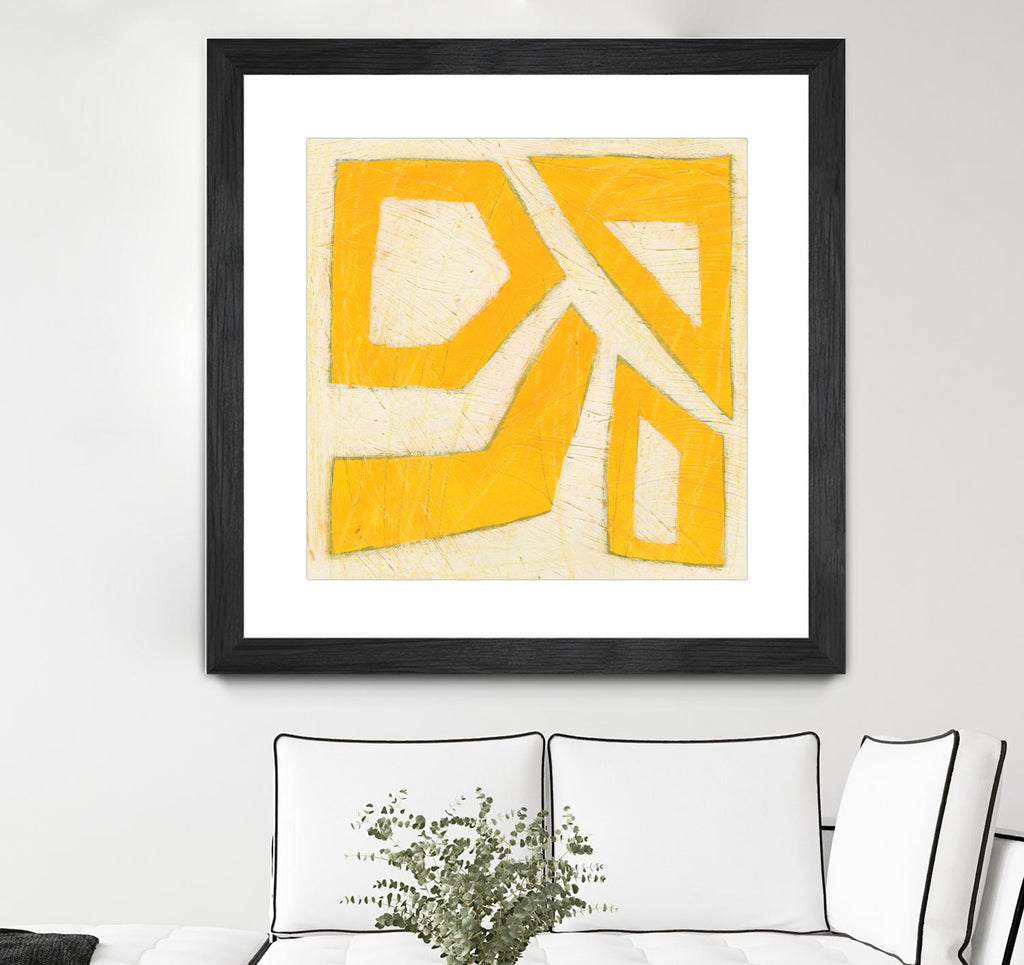 Spectrum Hieroglyph VIII by June Erica Vess on GIANT ART - yellow abstract