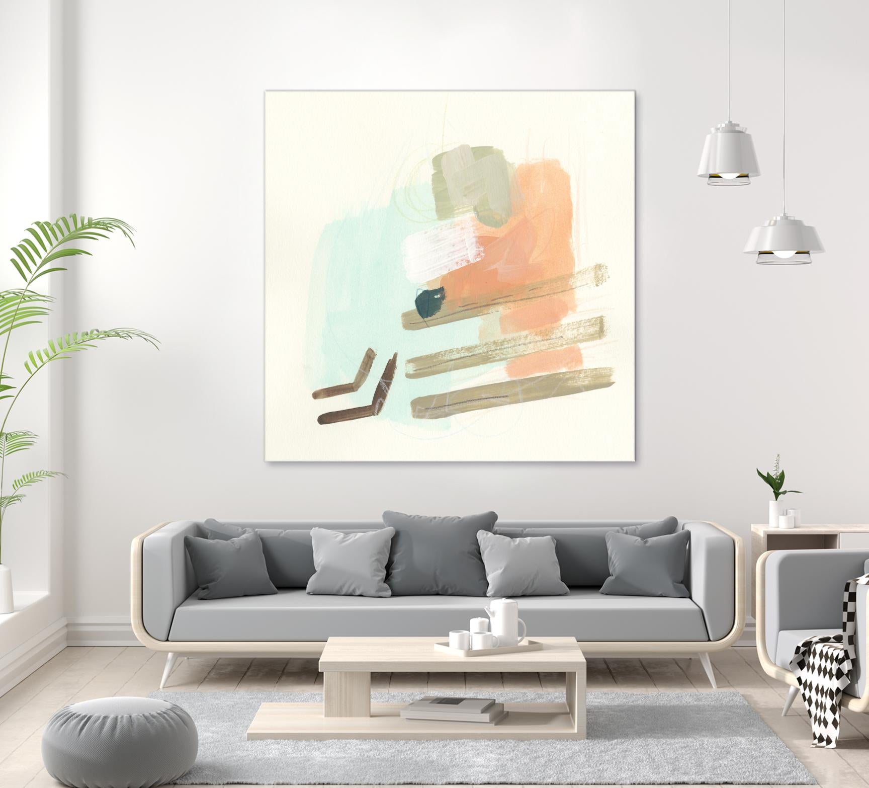 Key Note Shuffle I by June Erica Vess on GIANT ART - abstract