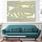 River Trail by Nikki Galapon on GIANT ART - yellow abstract