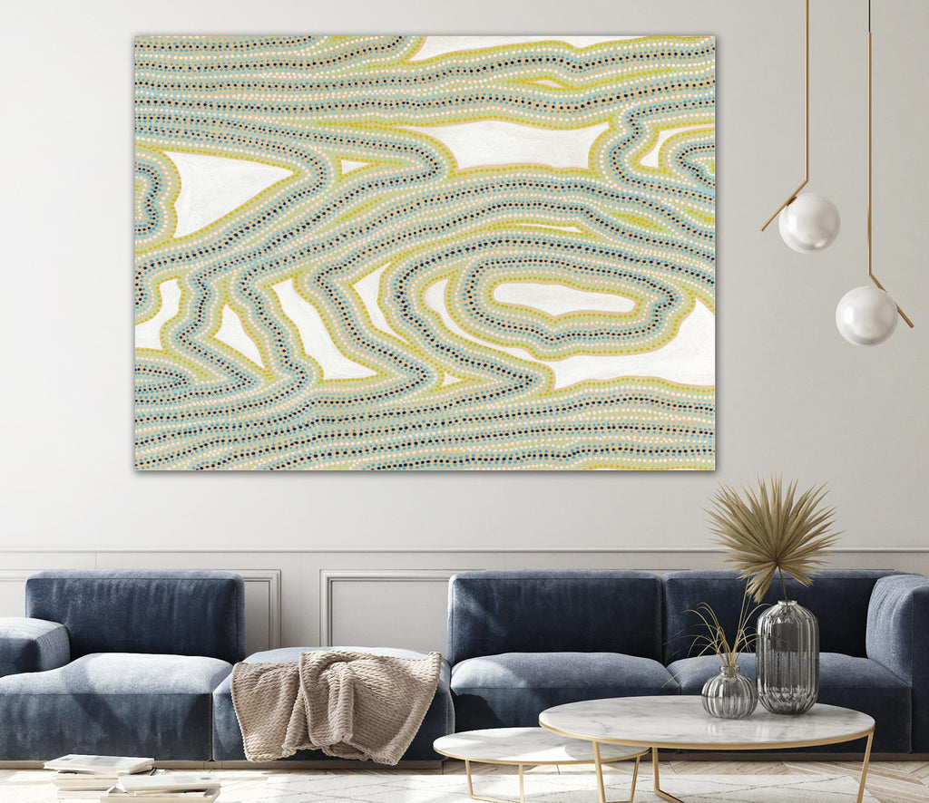 River Trail by Nikki Galapon on GIANT ART - yellow abstract