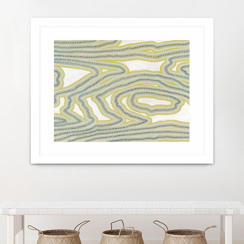 River Trail by Nikki Galapon on GIANT ART - yellow abstract