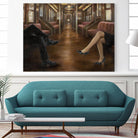 Last Stop by Ethan Harper on GIANT ART - brown fashion