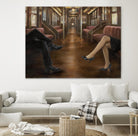 Last Stop by Ethan Harper on GIANT ART - brown fashion