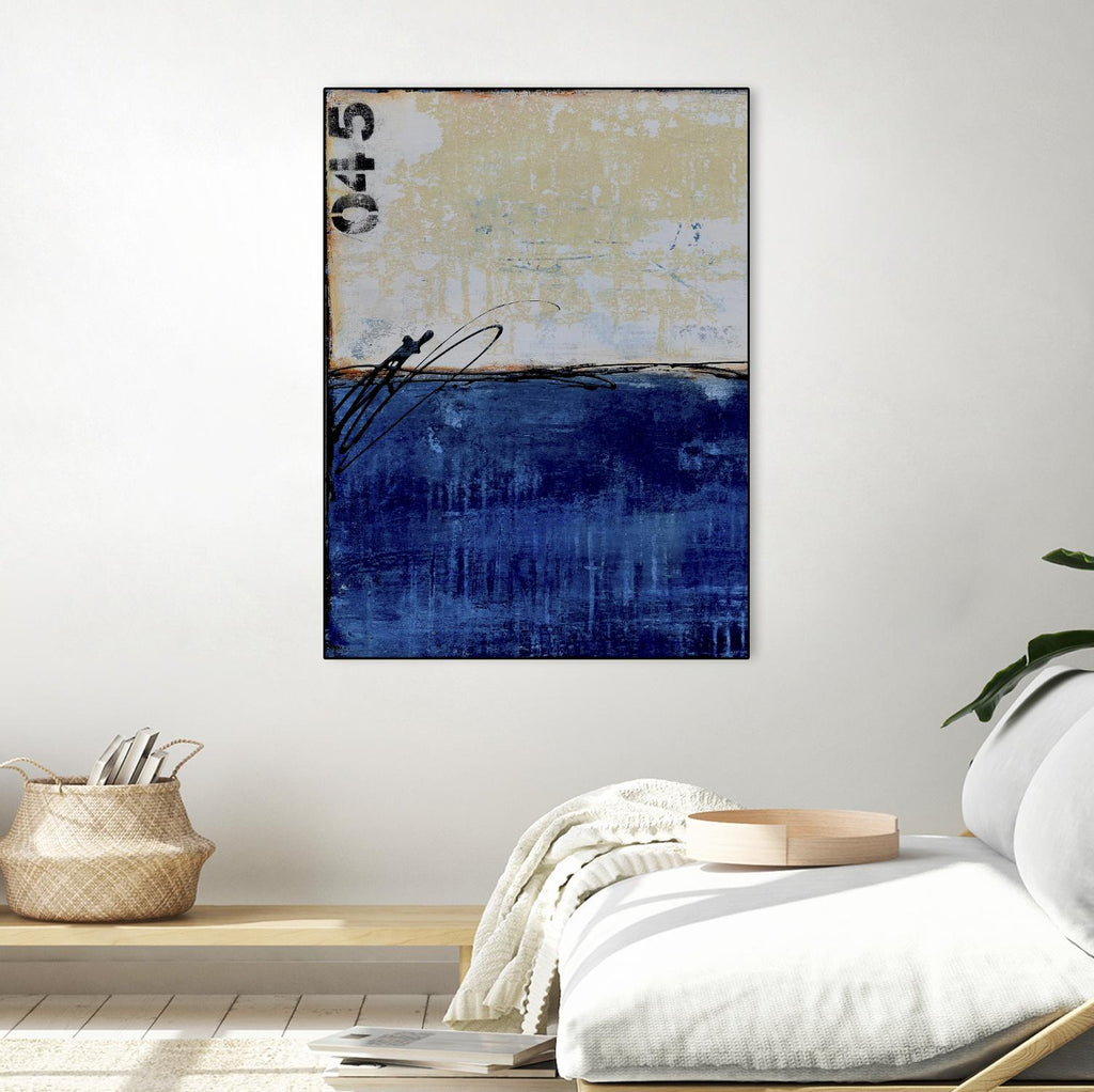 Beach 45 I by Erin Ashley on GIANT ART - blue abstract