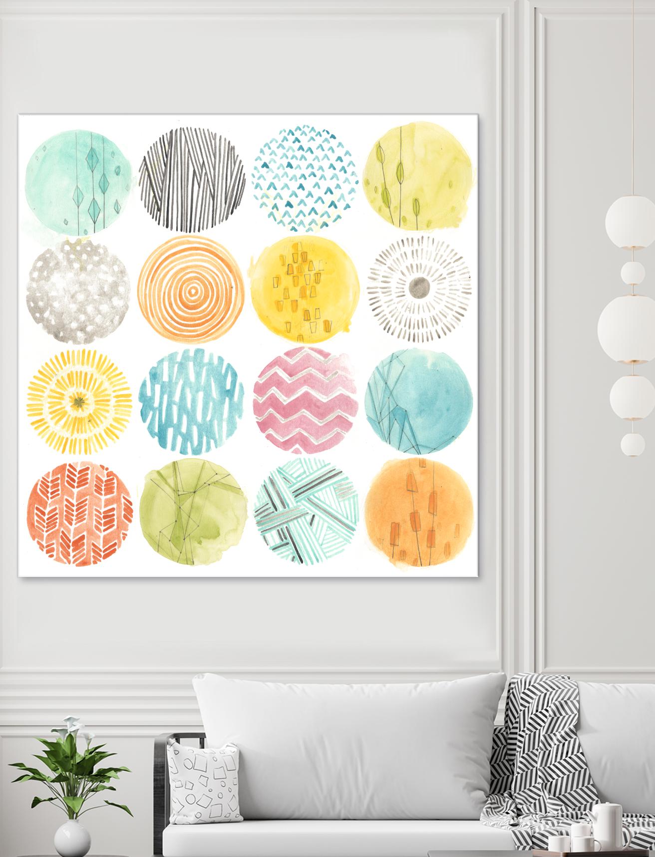 Pattern Pop II by June Erica Vess on GIANT ART - abstract