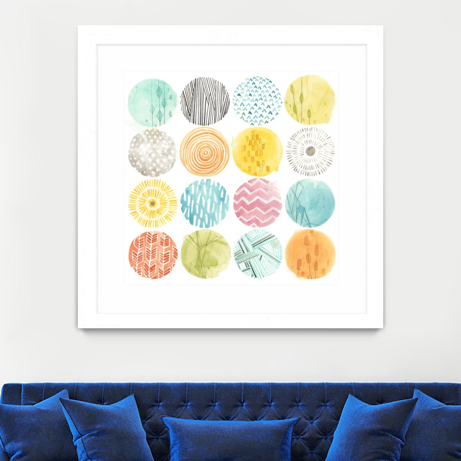 Pattern Pop II by June Erica Vess on GIANT ART - abstract