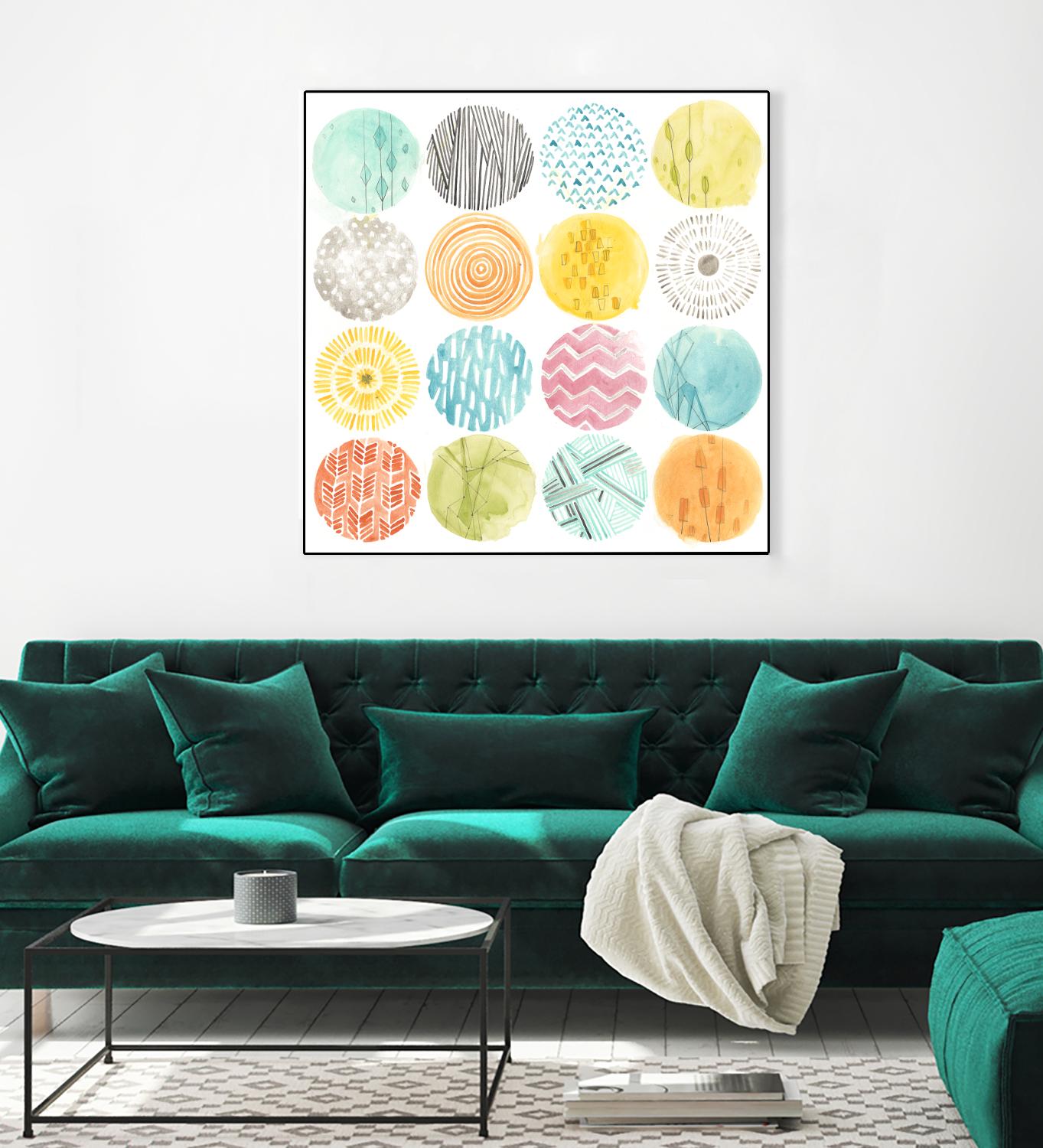 Pattern Pop II by June Erica Vess on GIANT ART - abstract