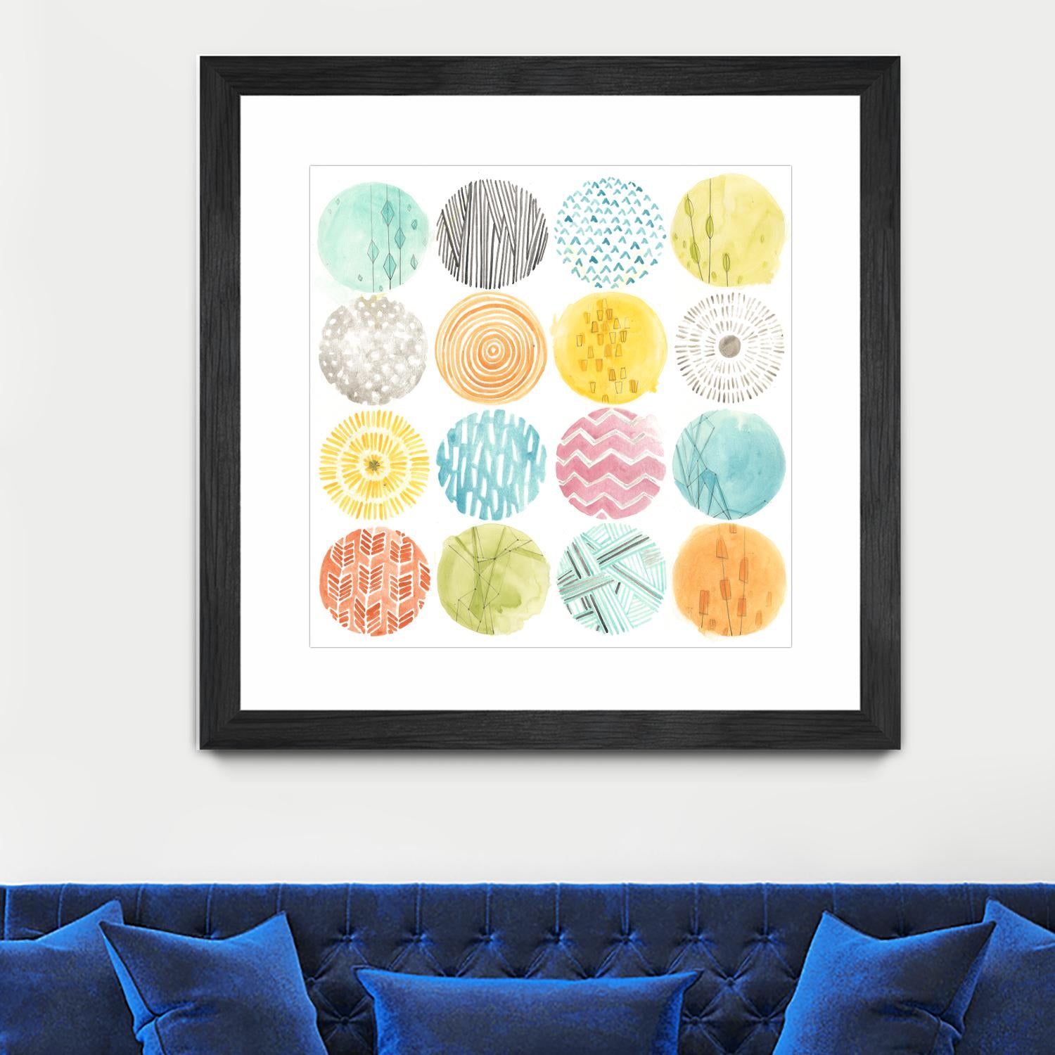 Pattern Pop II by June Erica Vess on GIANT ART - abstract