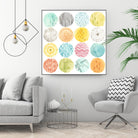 Pattern Pop II by June Erica Vess on GIANT ART - abstract