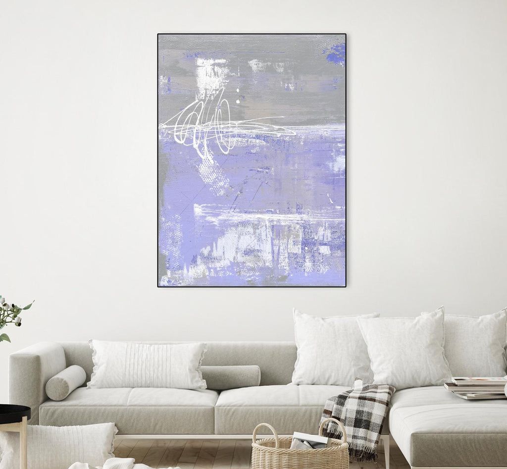 Valley Mist I by Erin Ashley on GIANT ART - pink abstract