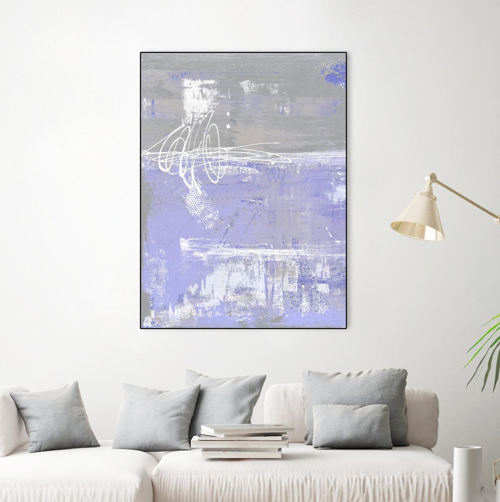 Valley Mist I by Erin Ashley on GIANT ART - pink abstract
