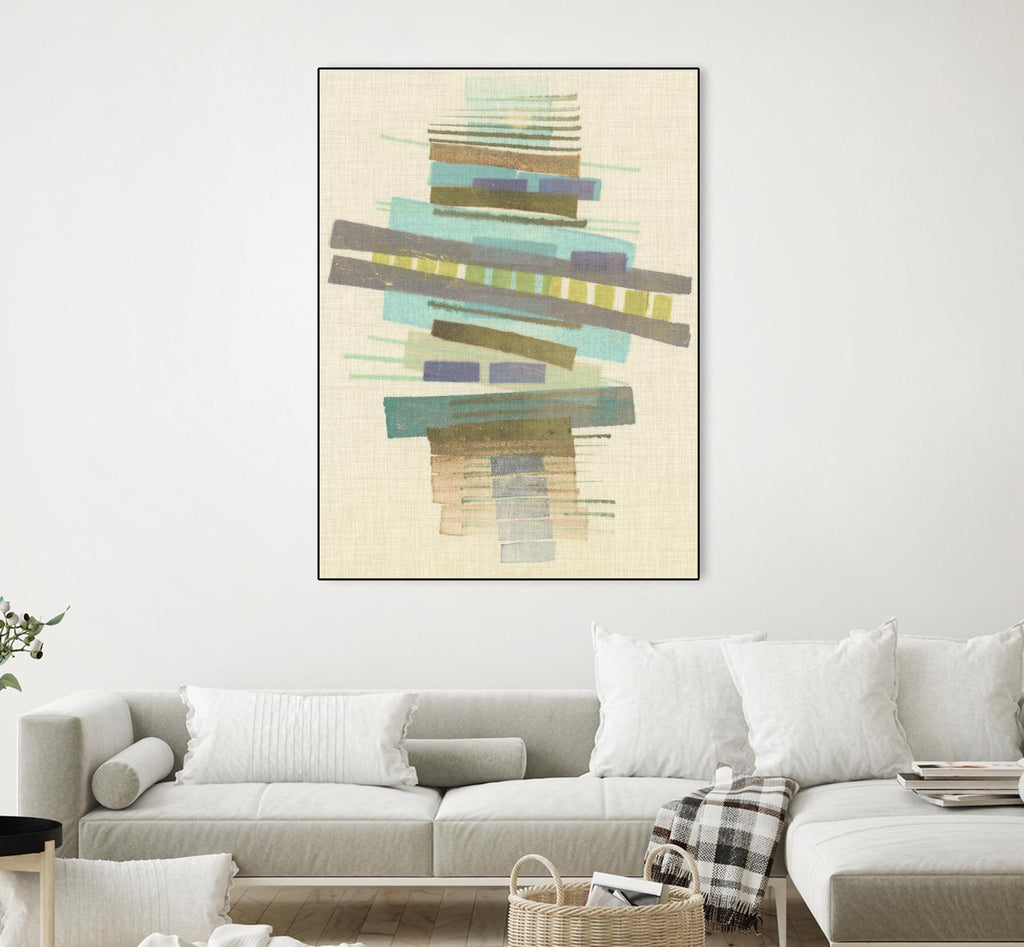 Balancing I by Nikki Galapon on GIANT ART - blue abstract