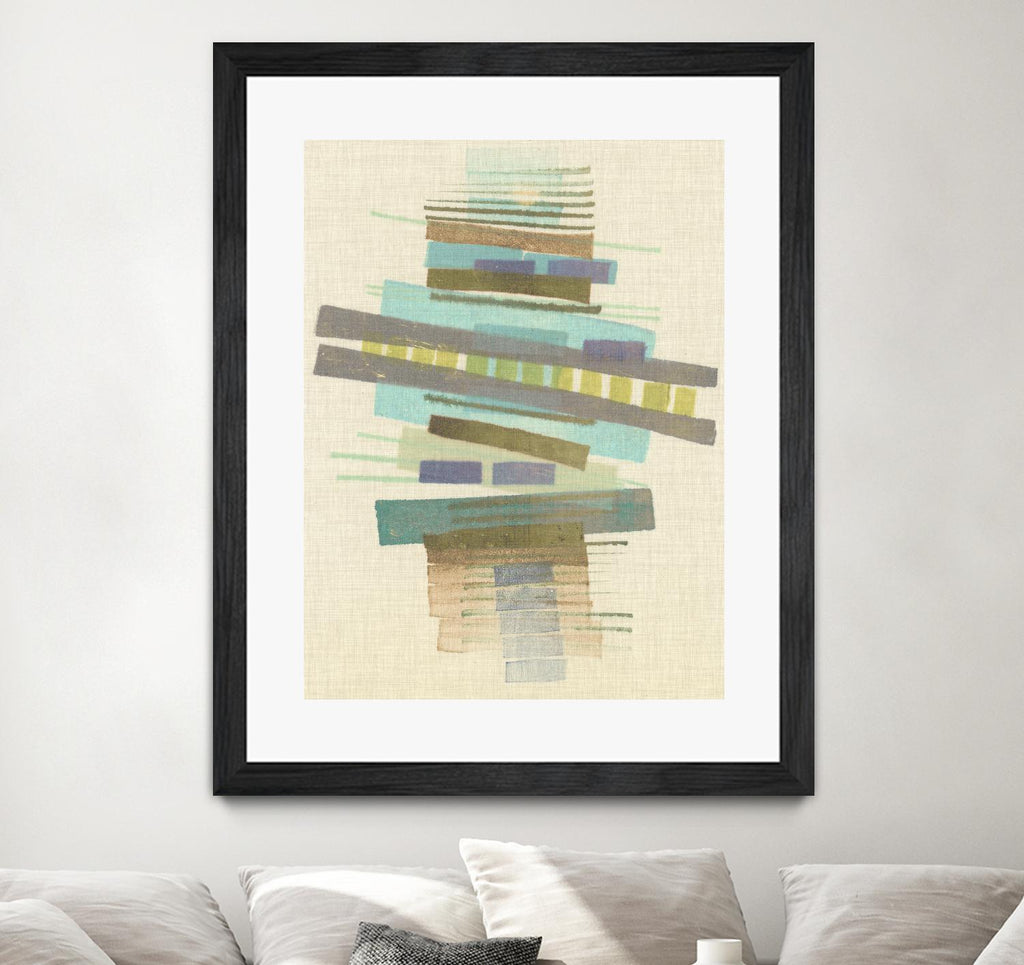 Balancing I by Nikki Galapon on GIANT ART - blue abstract