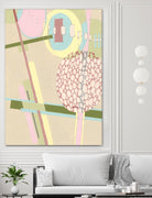 Elevated Pod I by Nikki Galapon on GIANT ART - green abstract