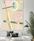 Elevated Pod I by Nikki Galapon on GIANT ART - green abstract