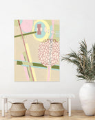 Elevated Pod I by Nikki Galapon on GIANT ART - green abstract