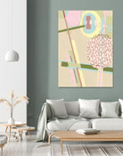 Elevated Pod I by Nikki Galapon on GIANT ART - green abstract