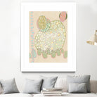 Elevated Pod II by Nikki Galapon on GIANT ART - green abstract