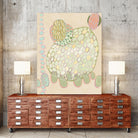 Elevated Pod II by Nikki Galapon on GIANT ART - green abstract