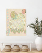 Elevated Pod II by Nikki Galapon on GIANT ART - green abstract