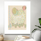 Elevated Pod II by Nikki Galapon on GIANT ART - green abstract