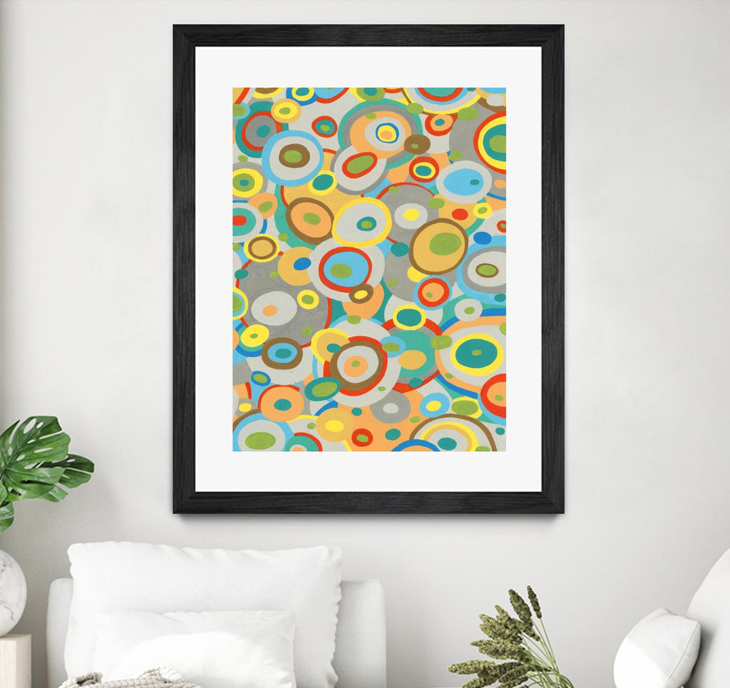 Overlapping Ovals II by Nikki Galapon on GIANT ART - abstract