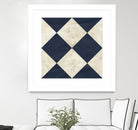 Seaside Signals I by June Erica Vess on GIANT ART - blue abstract