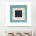 Seaside Signals II by June Erica Vess on GIANT ART - blue abstract