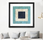 Seaside Signals II by June Erica Vess on GIANT ART - blue abstract