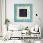 Seaside Signals II by June Erica Vess on GIANT ART - blue abstract