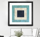 Seaside Signals II by June Erica Vess on GIANT ART - blue abstract