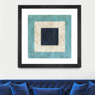 Seaside Signals II by June Erica Vess on GIANT ART - blue abstract