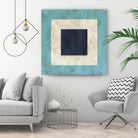 Seaside Signals II by June Erica Vess on GIANT ART - blue abstract