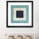 Seaside Signals II by June Erica Vess on GIANT ART - blue abstract