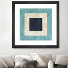 Seaside Signals II by June Erica Vess on GIANT ART - blue abstract