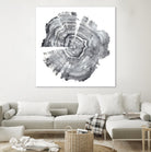 Tree Ring Abstract IV by Ethan Harper on GIANT ART - black abstract