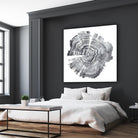 Tree Ring Abstract IV by Ethan Harper on GIANT ART - black abstract