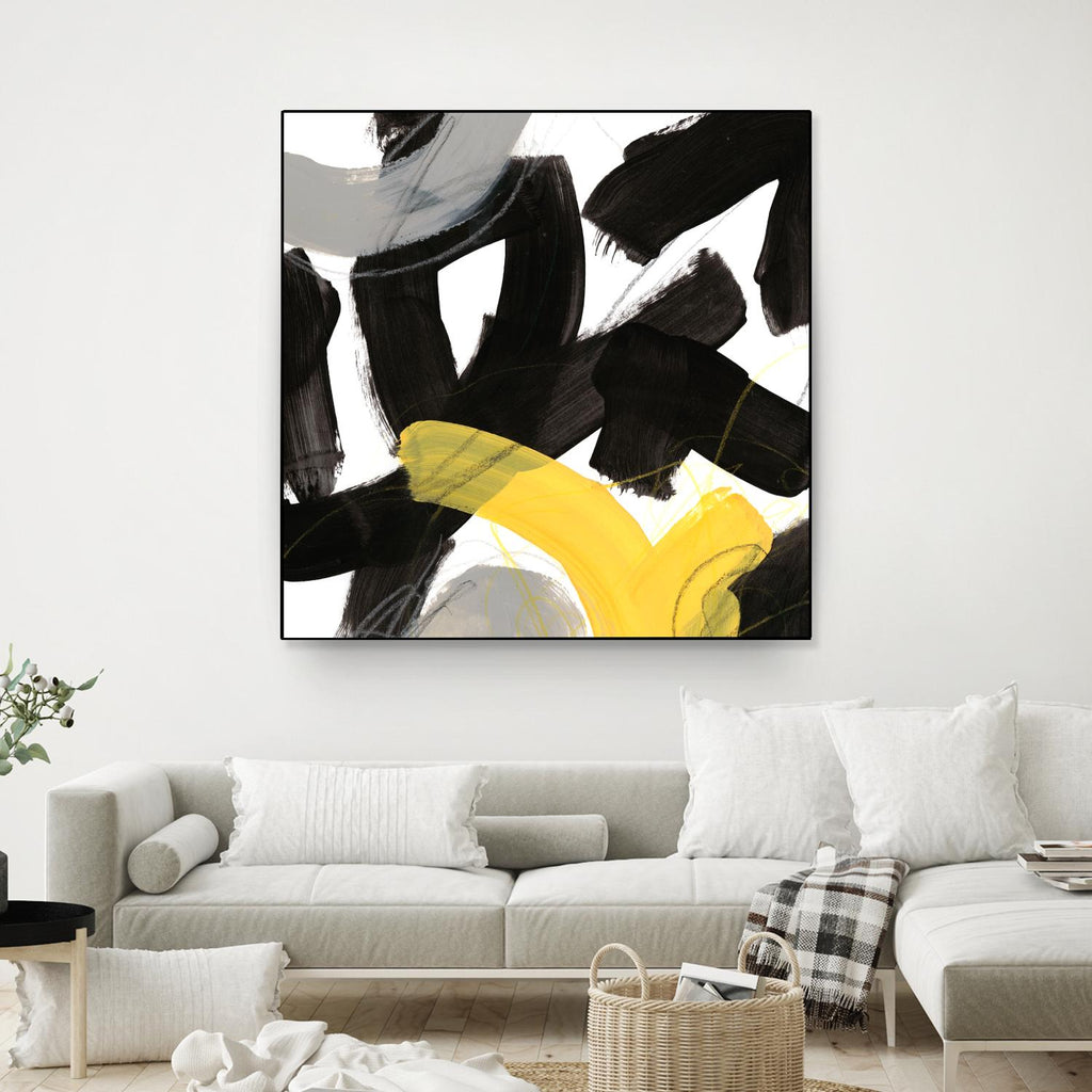 Chromatic Impulse V by June Erica Vess on GIANT ART - yellow abstract