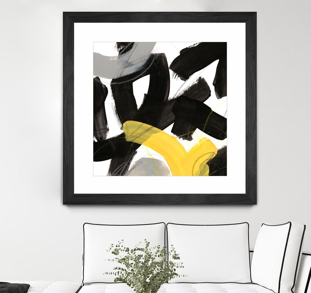 Chromatic Impulse V by June Erica Vess on GIANT ART - yellow abstract
