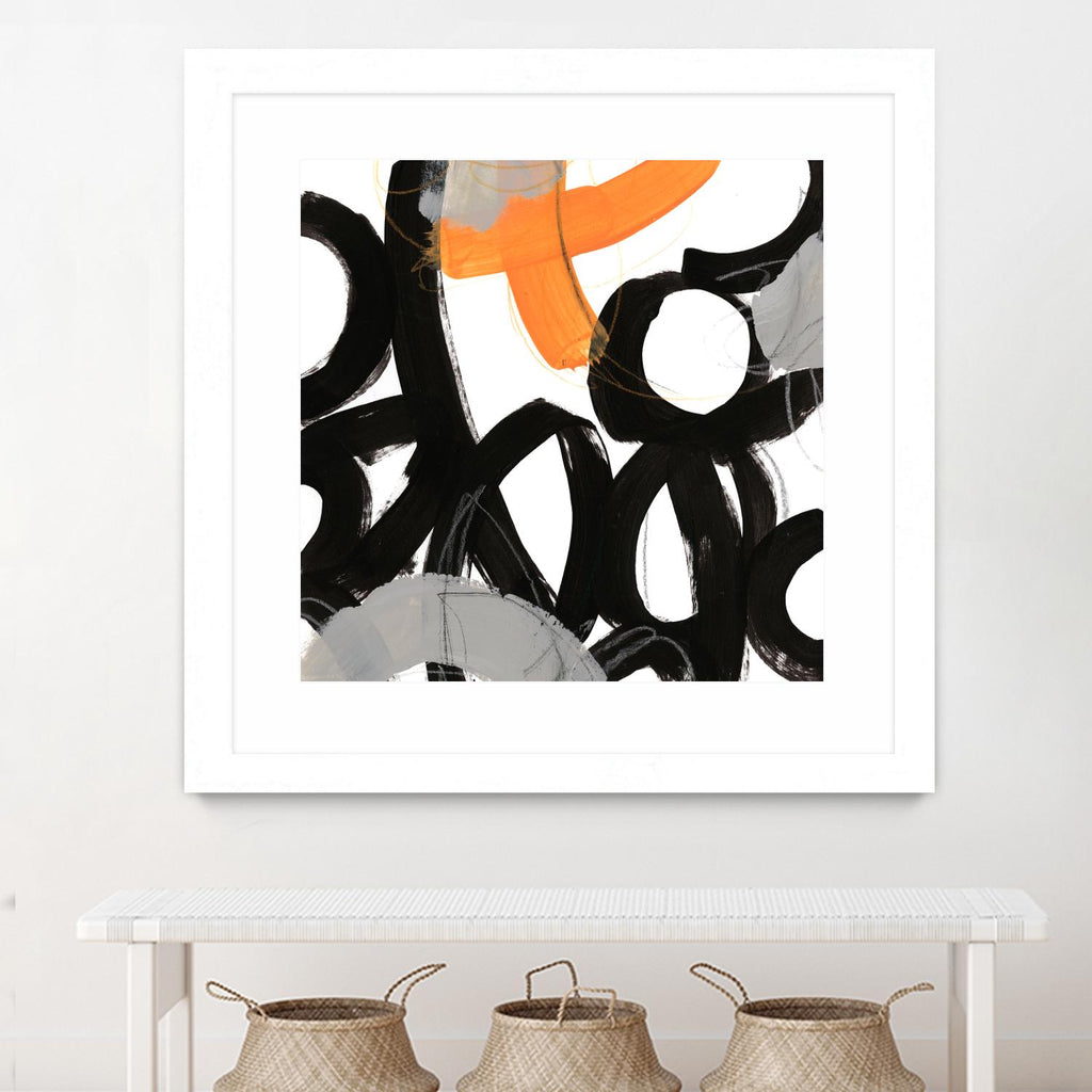 Chromatic Impulse VI by June Erica Vess on GIANT ART - orange abstract
