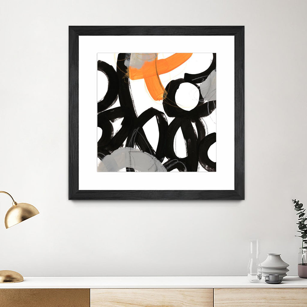 Chromatic Impulse VI by June Erica Vess on GIANT ART - orange abstract