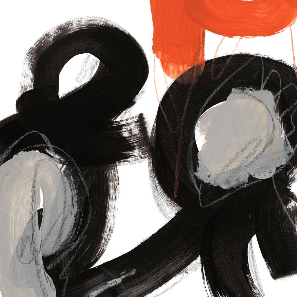 Chromatic Impulse VII by June Erica Vess on GIANT ART - orange abstract