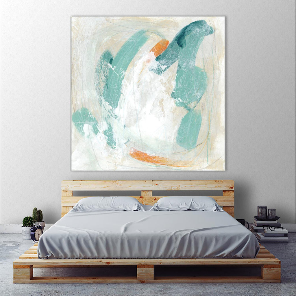 Tidal Current IV by June Erica Vess on GIANT ART - green abstract