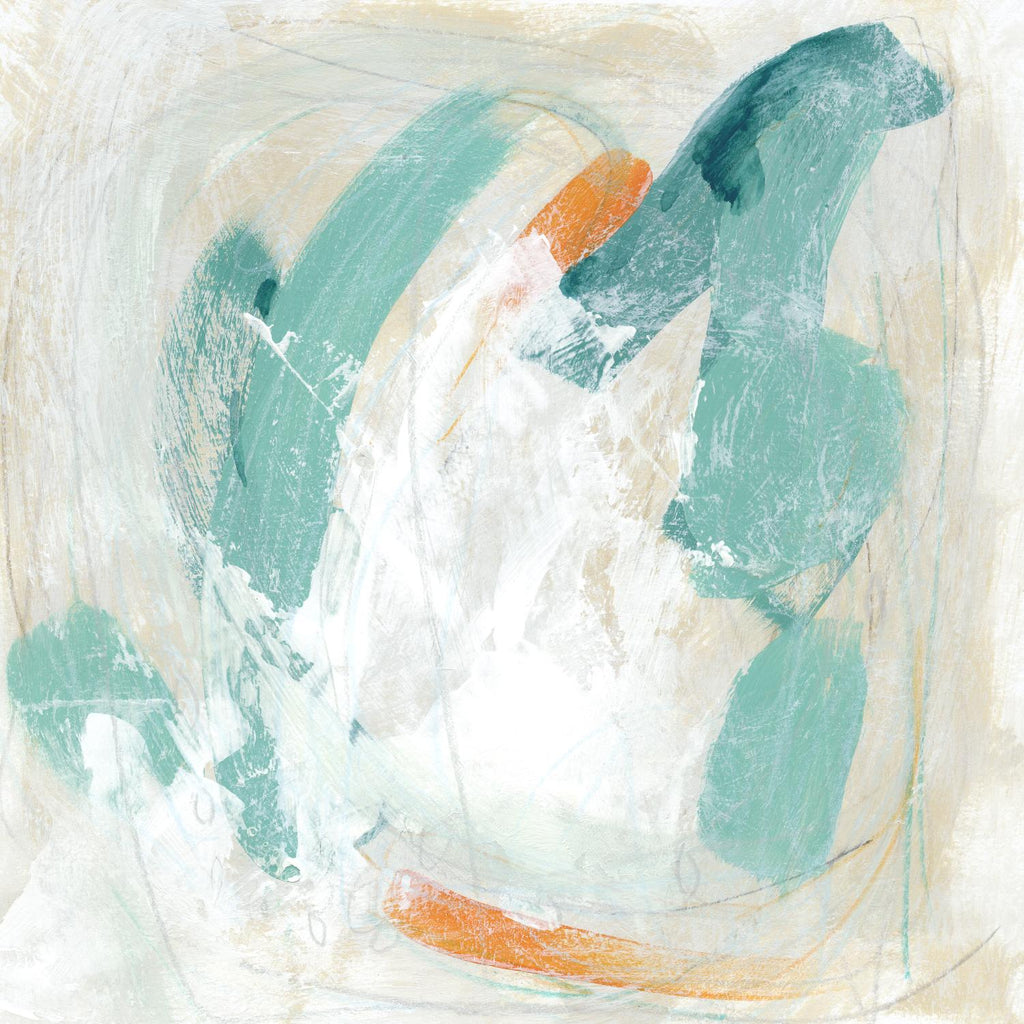 Tidal Current IV de June Erica Vess sur GIANT ART - abstraction verte