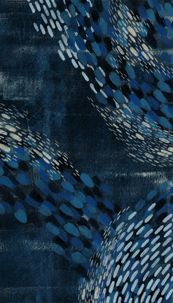 Moon Tide II by Grace Popp on GIANT ART - blue abstract