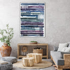 Collapse I by Grace Popp on GIANT ART - blue abstract