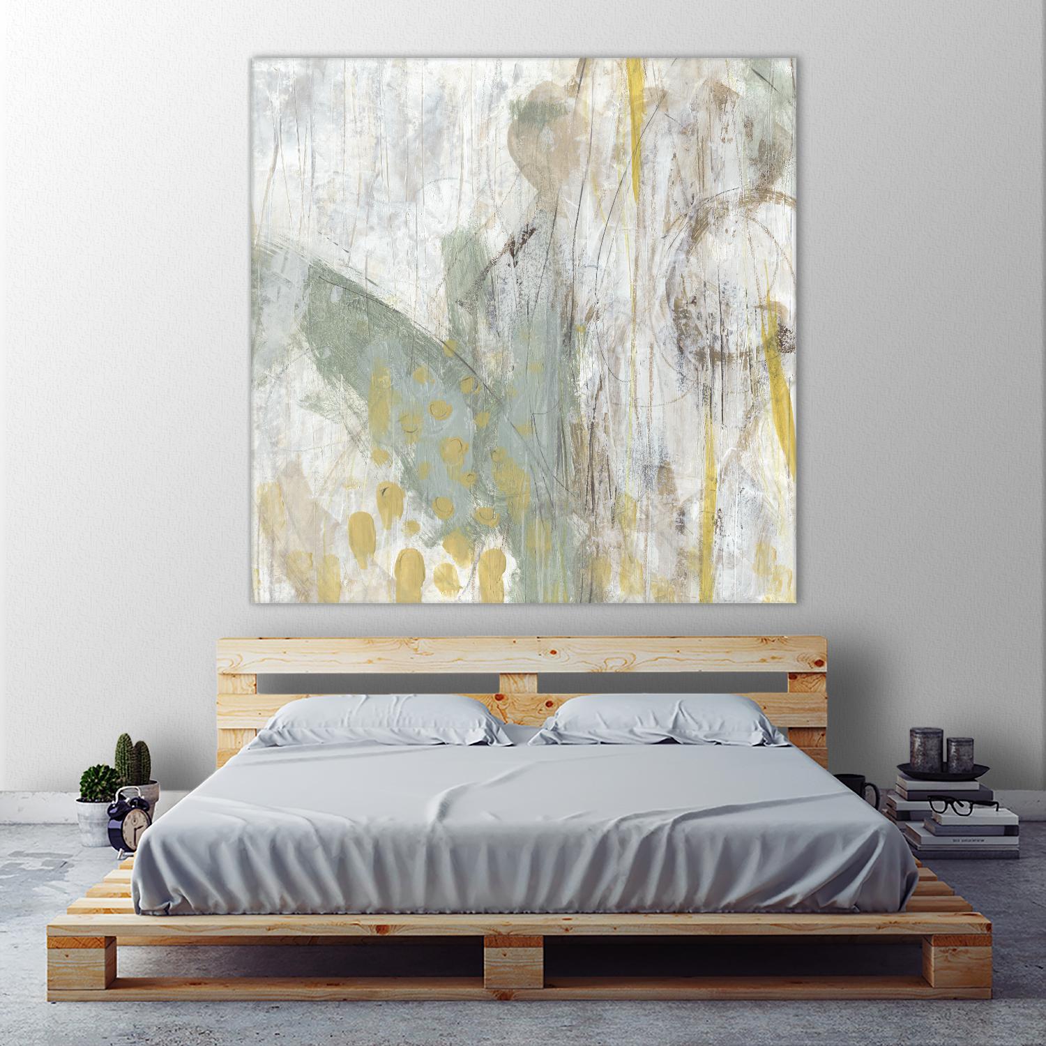 Surface Structure I by June Erica Vess on GIANT ART - green abstract